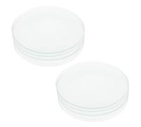 FIXOSHEE 10pcs Transparent Laboratory Watch Glasses Glass Surface Dishes for Chemistry Classroom Science Experiments and Testing Institutions
