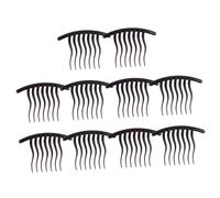 FIXOSHEE 10pcs Wavy Tooth Hair Combs Side Hair Accessories for Women Lightweight Styling Tool for Fine Thin Bridal Wedding Veil Use