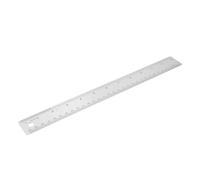 FIXOSHEE 12 Inch Stainless Steel Metal Ruler with Non-Slip Cork Backing, Dual Scale Metric and Imperial Measuring Tool for Art, Drafting, and Office Use