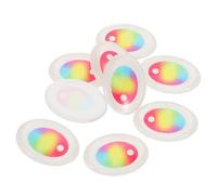 FIXOSHEE 120pcs Rainbow Color Plush Eyes for Crochet Dolls Craft Accessories Realistic Safety Eyes for Stuffed Animals for DIY Doll Making and Artistic Projects