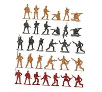 FIXOSHEE 120pcs Scale Military Figures with Smooth Edges Safe Desktop Decoration for Boys Imaginative Play and Stop Motion Animation