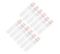 FIXOSHEE 12pcs Cute White Rabbit Bubble Wands Portable Bubble Blowing for Party Favors Wedding Supplies Outdoor Indoor Use Safe Material