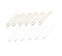 FIXOSHEE 12pcs DIY Hair Accessories U-shaped Arch Hairpins Vintage Style Handmade Crafts Kit Golden and Silver for Women Hair Ornaments Craft Supplies