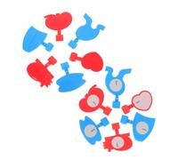 FIXOSHEE 12pcs Doctor Stethoscope Name Tags Internal Organ Shape Medical Id Name Plates Lightweight Identification Pendants for Nurses and Doctors Medical Accessories