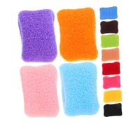 FIXOSHEE 12pcs Elastic Seamless Hair Ties Wide Candy Color Bands for Women Thick Stretch Ponytail Holders Hair Accessories No Damage Strong Hold for Everyday Use