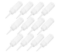 FIXOSHEE 12pcs Hair Dye Applicator Bottles PE Squeeze Bottles with Plastic Caps for Precise Hair Oil Application Refillable Multipurpose Liquid Dispensers for Dye Essential Oils Perfume