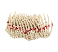 FIXOSHEE 12pcs Halloween Skeleton Hands Decorations Lifelike Severed Bone Props for Haunted Houses Graveyards and Escape Rooms Spooky Halloween Decor Accessories