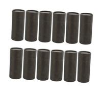 FIXOSHEE 12pcs Kraft Paperboard Round Tubes Smooth Polished Surface Multi Use Packaging Boxes for Essential Oil Bottles Lipstick Lip Gloss Supplies Tea Canisters Compact Portable Gift Craft