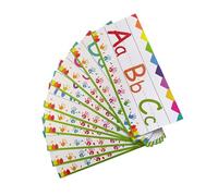 FIXOSHEE 12pcs Learning Flashcards Letter Wall Decor Preschool Flashcards Soft Alphabet Flash Cards Playroom Learning Wall Decor Alphabet Flash Cards Kindergarten Abc Poster for Classroom