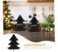 FIXOSHEE 12pcs Mini Chalkboards Signs Home Decor Small Chalkboard Signs Black