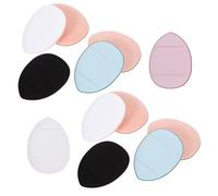 FIXOSHEE 12pcs Mini Drop-shaped Powder Puff for Women Makeup Soft Finger Makeup Sponges for Foundation Concealer Loose and Pressed Powder Gentle Beauty Tools for Dry and Wet Random Color