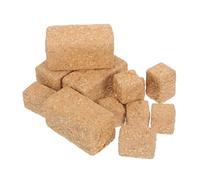 FIXOSHEE 12pcs Miniature Faux Hay Bales Realistic Mini Dollhouse Straw Bundles for Farm Scene Decor Autumn Harvest Table Display DIY Craft Supplies for Creative Play and Rustic Farm Layout