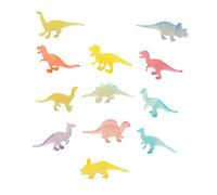 FIXOSHEE 12PCS Noctilucent Dinosaur Model for Glow Dark Plastic Dinosaur Figures with Detailed Design Funny Educational Playthings for Theme Parties and Daily Fun