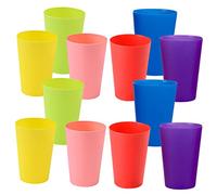 FIXOSHEE 12Pcs Stack Cups Kit with Mixed Colors Educational for Hand Eye Coordination and Attention Development Fun Interactive Stacking Game for Party Favors