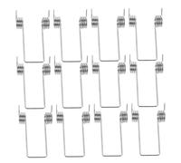 FIXOSHEE 12pcs Stainless Steel Torsion Spring Repair Kit for Trash Can Lid Replacement Fit for Multiple Brands Ensures Smooth Quiet Lid Movement and Reliable Tension