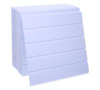 FIXOSHEE 12pcs Vertical Acoustic Soundproof Panels Self Adhesive High Density Noise Cancelling Wall Tiles for Home Theater Bedroom Office Sound Absorption and Quiet Spaces