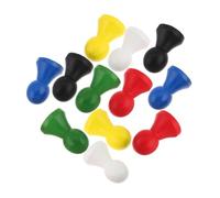 FIXOSHEE 12pcs Wood Game Pieces for Board Games Smooth Finish Pawns for Checkers Flight Chess Versatile Tabletop Markers for Party Chess and Craft Use