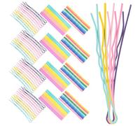 FIXOSHEE 140pcs Colorful Bobby Pins Hair Clips Set, Spring Pastel and Macaron Wave Hair Accessories for Women, Suitable for Bangs Styling and Everyday Use