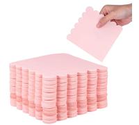 FIXOSHEE 150 Pcs Disposable Scalloped Light Pink Vanity Napkins for Party Dinner Birthday Wedding Supplies