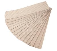 FIXOSHEE 15pcs Anti-slip Stair Treads Stair Carpet Protector Carpet Treads Runner Non Slip for Runners Pad Beige