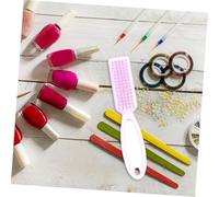 FIXOSHEE 15Pcs Nail Brush Cleaner with Handle for Manicure and Pedicure Portable Anti-slip Nail Art Cleaning Brushes for Removing Dirt From Suitable for Professional Salons and Home Use