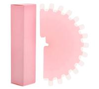 FIXOSHEE 15pcs Pink Lipstick Paper Boxes Minimalist Design Easy Assembly Secure Closure Versatile Lip Gloss Storage Packaging for DIY Lip Balm Containers