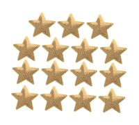 FIXOSHEE 15PCS Sequin Star Patches for Clothing Embroidered Appliques Stick Jackets Jeans Bags and Hats DIY Decorative Glitter Stars for Custom Accessories