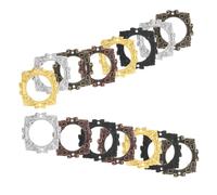FIXOSHEE 15pcs Vintage European Style Label Holders Alloy Frames for Furniture and Storage Boxes Decorative Tag Frames for Home and Office Organization