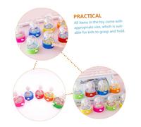 FIXOSHEE 16Pcs Mini Finger Basketball Shooting Interactive Abs Basketball Game for Early Learning Educational Plaything Lightweight and Wear-resistant Random Color