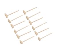 FIXOSHEE 16Pcs Mini Wooden Hammer for Boys and Long Handle Mallet for Cracking Golden Eggs Shellfish Tools Hand-eye Coordination Development Educational