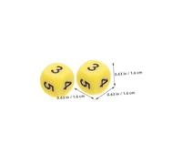 FIXOSHEE 16pcs Sided Number Dice for Math Learning Portable Educational Game Props for Classroom Activities Interactive Teaching Tools to Enhance Counting and Arithmetic Skills