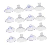 FIXOSHEE 16PCS Strong Suction Cups Replacement for Cat Window Perch Kitten Hammock Transparent PVC Screw Suction Cups with Cross and Round Easy Install Heavy Duty Vacuum Holders for Glass