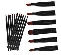 FIXOSHEE 18 Pcs Flat Concealer and Eyeliner Makeup Brushes Set, Professional Smudge and Eye Brow Tools for Precise Makeup Application, Suitable for Eyeshadow and Concealer Cosmetics