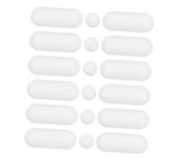 FIXOSHEE 18pcs Non-Slip Toilet Seat Bumpers with Moisture Barrier Soft Cushion Pads for Secure Fit and Stable Seating Toilet Attachment Kit for Hotels and Homes