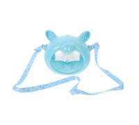 FIXOSHEE 1pc Portable Small Pet Carrier Cage for Hamster Outdoor Guinea Pig Travel Cage Observation Window Lightweight Mini Pet Carrying Bag Blue