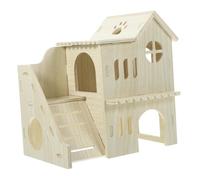 FIXOSHEE 1Set Hamster Hideouts Multi Rabbit Shelter Natural Hut for Small Animals Cozy and Safe Retreat for Hamsters Guinea Pigs and Other Pets