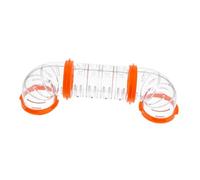 FIXOSHEE 1set Hamster Tubes Set for Adventure External Connection Tunnels for Hamster Cage Includes Short Straight Tube Pipes Circles for Enhanced Activity