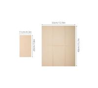 FIXOSHEE 2 Packs 2-Ply Rectangular Beige Paper Napkins 40X33Cm, Disposable Dinner Party Napkins for Wedding, Christmas, Barbecue and Celebration Tableware