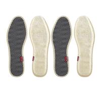 FIXOSHEE 2 Pairs Winter Thickened Imitation Wool Insoles Warm Breathable Shoe Pads for Sweat-Absorbing Cushion Inserts for Cold Weather Footwear