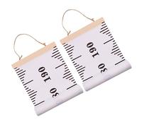 FIXOSHEE 2 Pcs Cartoon Hanging Height Rulers Wall Mounted Growth Chart with Centimeter Scale for Boys and Nursery Decoration