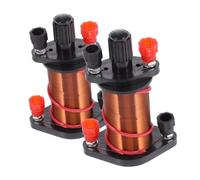 FIXOSHEE 2 Pcs Copper Physics Teaching Coils Portable Induction Solenoid Electromagnetic Coil for Experimental Demonstration and Classroom Physics Education