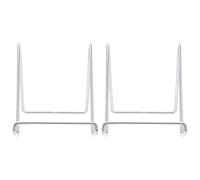 FIXOSHEE 2 Pcs Large Metal Display Stands for Photo Frames and Magazines, Modern Minimalist Iron Art Desktop Display Brackets for Living Room and Office Decoration