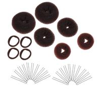 FIXOSHEE 2 Sets Hair Bun Maker DIY Hair Tools Bundle for Women Donut Topsy Tail