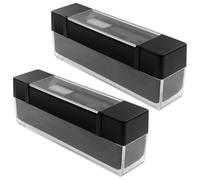 FIXOSHEE 2 Sets Vinyl Record Player Cleaning Kit Vinyl Records Black