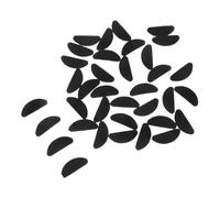 FIXOSHEE 20 Pairs Black Silicone Glasses Nose Pads Self Adhesive Slip Nose Bridge Cushions for Eyeglasses and Sunglasses Lightweight for Comfortable Secure Fit