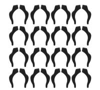 FIXOSHEE 20 Pairs Silicone Eyeglass Ear Hooks Anti-slip Comfortable Ear Grips for Glasses and Sunglasses Ergonomic Liquid Silicone Retainer Sleeves with Strong Grip for Sport and Everyday