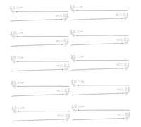 FIXOSHEE 20 Sets High Strength Rc Airplane Push Rod Connector Linkage Stopper for Fixed Wing Model Aircraft DIY Parts with Easy Install Connectors for Precise Control and Stability