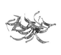 FIXOSHEE 20 Sets Vintage Sewing Machine Parts Shuttle Race Cover Driver Spring Replacement for Treadle Models Metal Screws Included for DIY Craft Home Needlework and Repair Projects