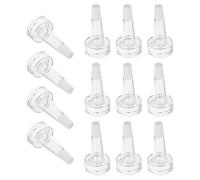 FIXOSHEE 200pcs Ampoule Trumpet Tip Dropper Bottle Lab Vial Dropper Nozzle Ampoule Bottle Nozzle for Laboratory Experiments