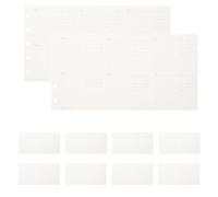 FIXOSHEE 2026 Refillable Binder Paper Kit - Tri-fold 5-hole Punched Monthly Weekly Planner Inserts with To-do Lists and Notes - Undated Daily Planning Refills for Ring Binders